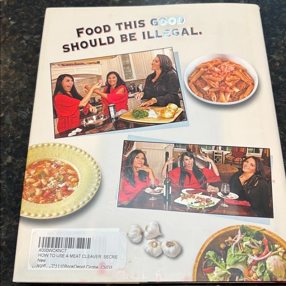 GUC How to Use a Meat Cleaver Cookbook by Mob Wives Graziano Sisters